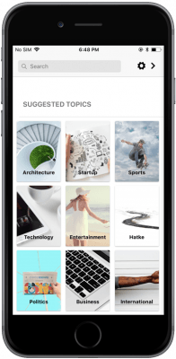 ionic 3 short news app