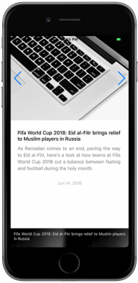 ionic 3 short news app