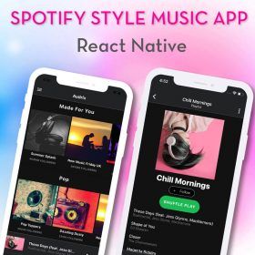 react-native spotify / Music streaming app