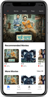 ionic 4 ticket booking app