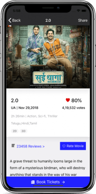 ionic 4 ticket booking app