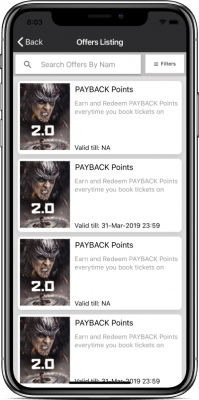 ionic 4 ticket booking app