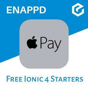 Ionic 4 Apple pay free starter